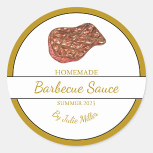 Sauce barbecue au boeuf maison Étiquette barbecue