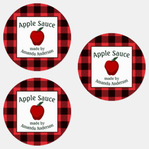 Sauce pomme Canne Conserve Plaid C Étiquette alime