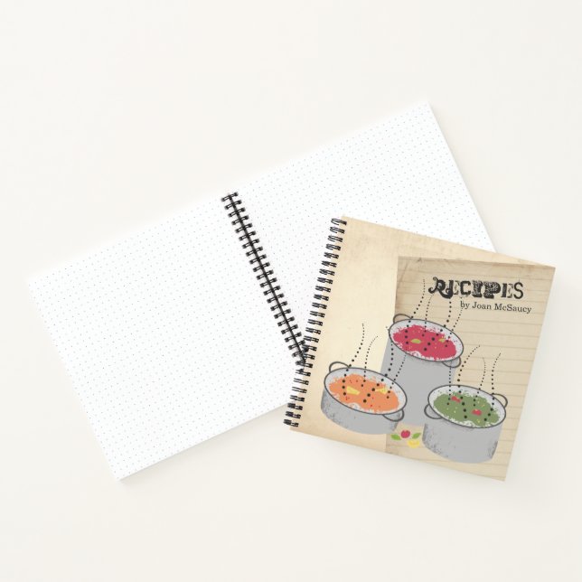 Sauce pots livre de cuisine personnel recette carn (Intérieur)
