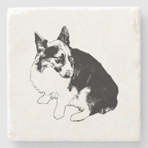 Saucer Sentinel Steinuntersetzer