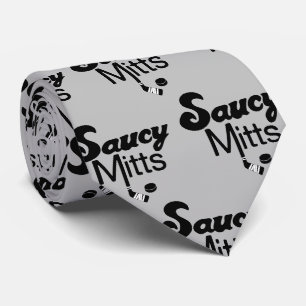 Saucy Mitts Hockey Krawatte Schwarzer Hockeyschläg