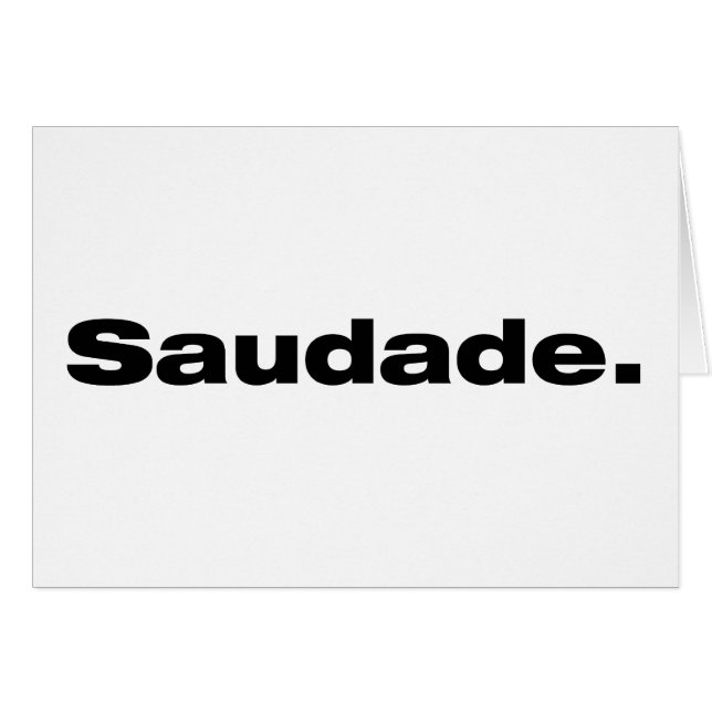 Saudade (Devant horizontal)