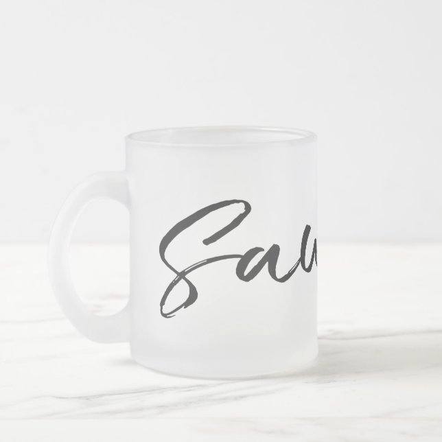 Saudade Black Mattglastasse (Links)