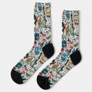 Saudade // populäre Motive aus Portugal Socken