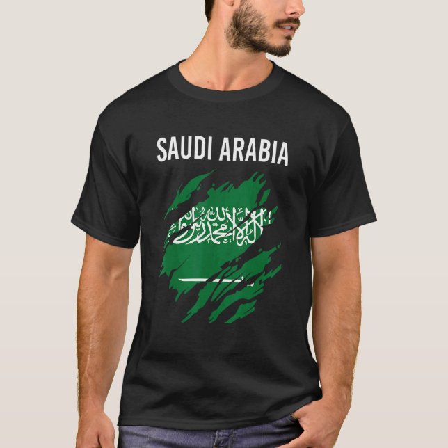 Saudi Arabia Flag T-Shirt (Vorderseite)