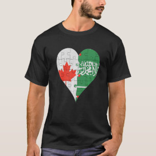 Saudi-Arabian-Flaggenherz T-Shirt
