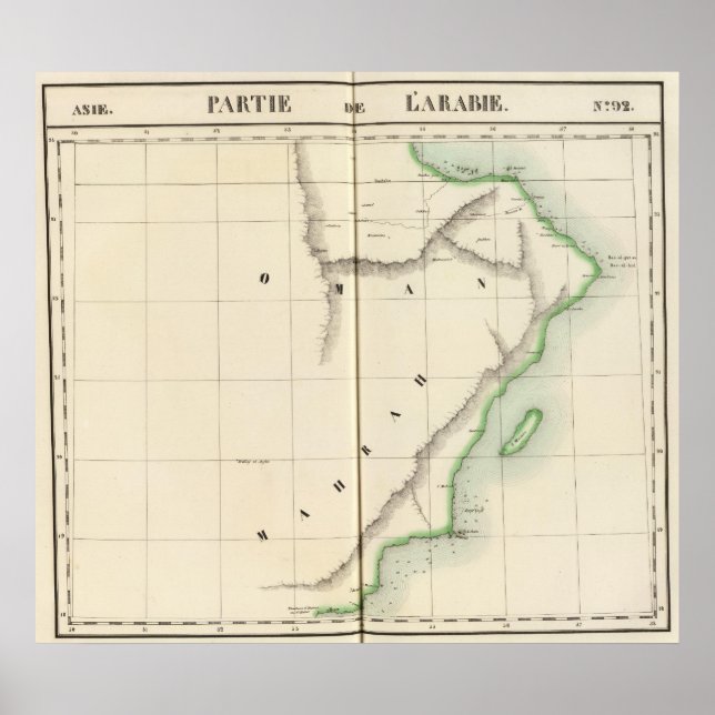 Saudi-Arabien, Asien 92 Poster (Vorne)
