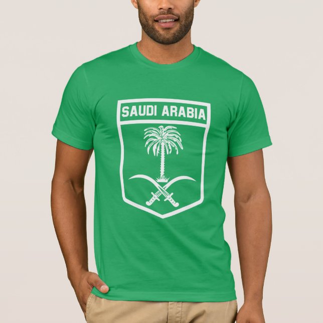 Saudi-Arabien Emblem T-Shirt (Vorderseite)