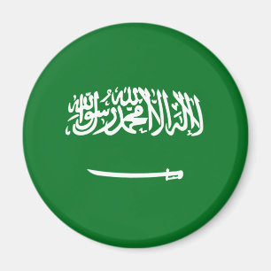 Saudi-Arabien Fischaugen-Flagge-Magnet Magnet