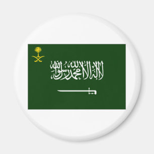 Saudi-Arabien Flagge Alt2 Magnet