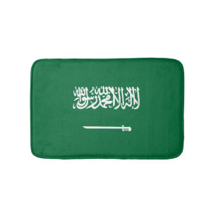 Saudi-Arabien-Flagge Badematte