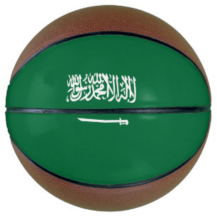 Saudi-Arabien-Flagge Basketball