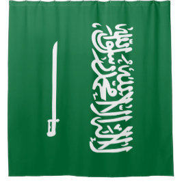 Saudi-Arabien-Flagge Duschvorhang