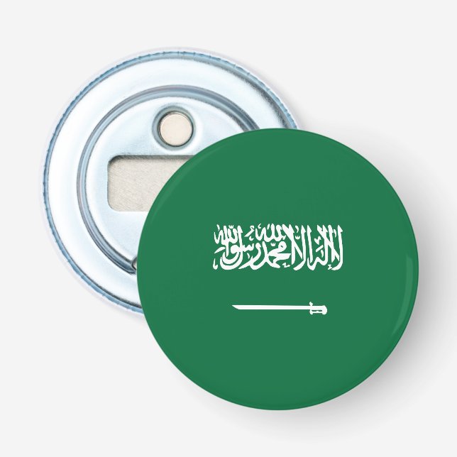 Saudi-Arabien-Flagge Flaschenöffner (Vorderseite)