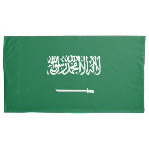 Saudi-Arabien-Flagge Kissenbezug