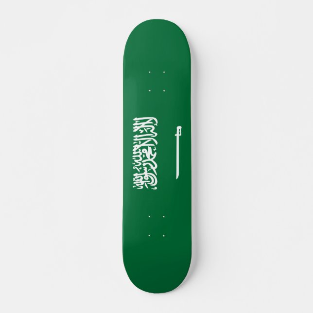 Saudi-Arabien-Flagge Skateboard (Vorne)