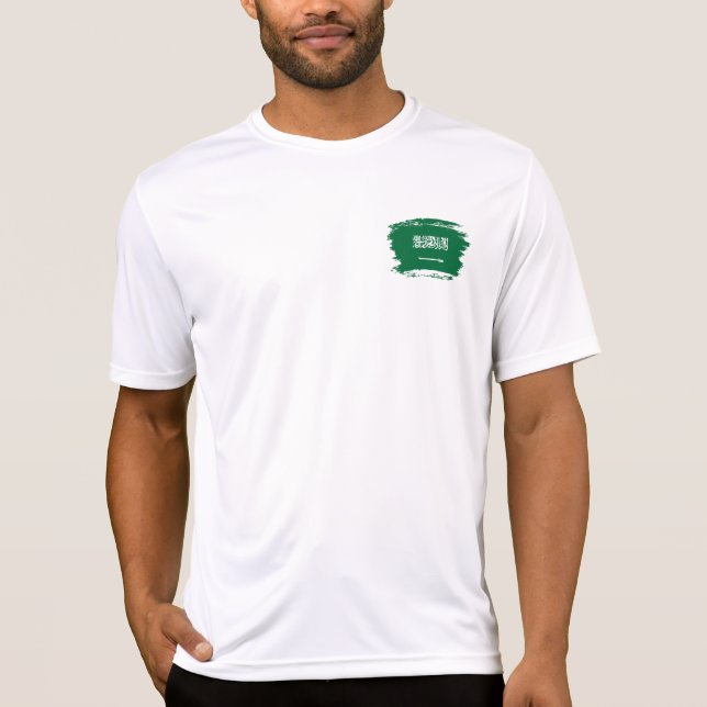 Saudi-Arabien-Flagge T-Shirt (Vorderseite)