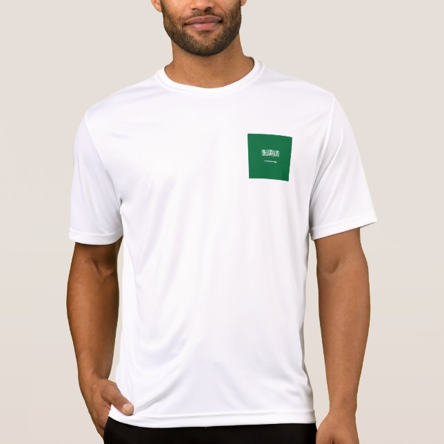 Saudi-Arabien-Flagge T-Shirt (Vorderseite)