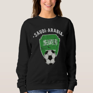 Saudi-Arabien Fußball-Flagge Fußball Saudi-Arabien Sweatshirt