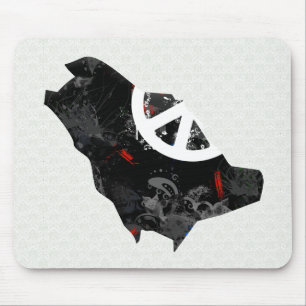 Saudi-Arabien modisches Friedenszeichen mit Mousepad