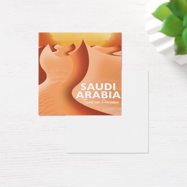 Saudi-Arabien - Reiseplakat (Schreibtisch)