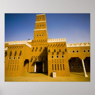 Saudi-Arabien, Riad, Moschee von Al Diriya Poster