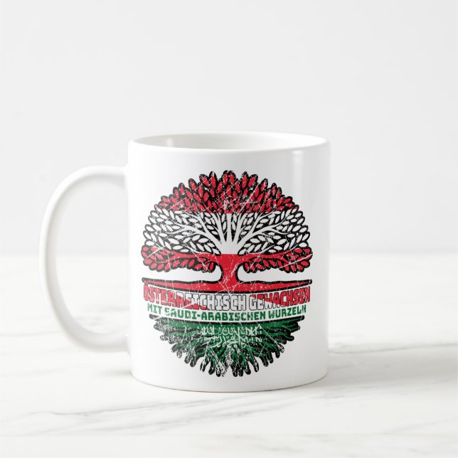 Saudi-Arabien Saudi-arabisch Österreich Kaffeetasse (Links)