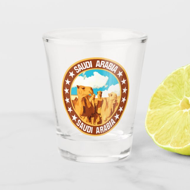 Saudi-Arabien Schnapsglas (Vorderseite)
