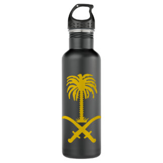 Saudi-Arabien-Shirt - Saudi-Arabien-Emblem-Shirt Edelstahlflasche