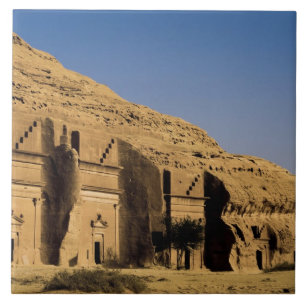 Saudi-Arabien, Standort von Madain Saleh, antik 2 Fliese