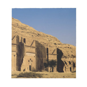 Saudi-Arabien, Standort von Madain Saleh, antik 2 Notizblock