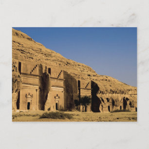Saudi-Arabien, Standort von Madain Saleh, antik 2 Postkarte