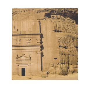 Saudi-Arabien, Standort von Madain Saleh, antik 3 Notizblock