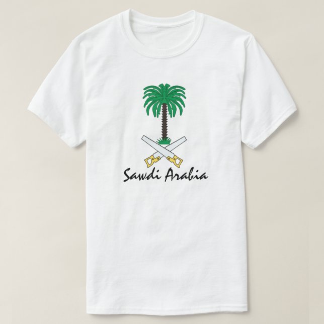 Saudi-Arabien-Wappen T-Shirt (Design vorne)