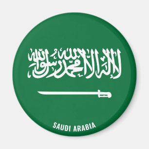Saudi-Arabienflagge Charming Patriotic Magnet