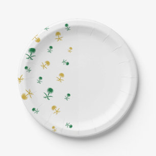 saudische Designplatte Pappteller