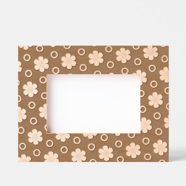 Säue- und Polka-Dots-Laser-Bildrahmen Geätzte Rahmen (Vorderseite)