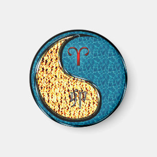 Sauen und Wasserkaninchen Magnet