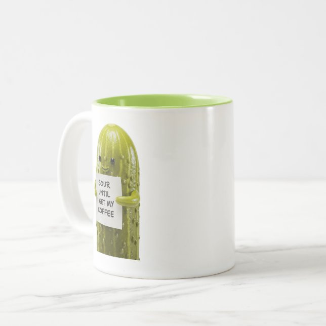 Sauerkaffee-Tasse Zweifarbige Tasse (Vorderseite Links)