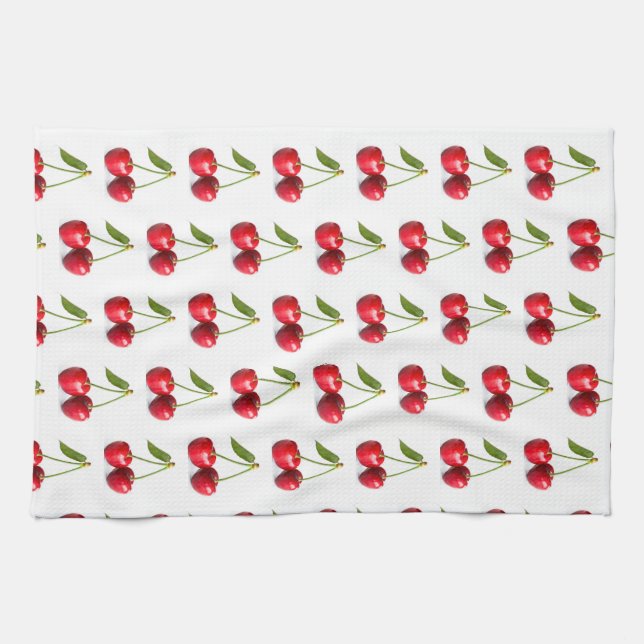 Sauerkirsche Geschirrtuch (Horizontal)