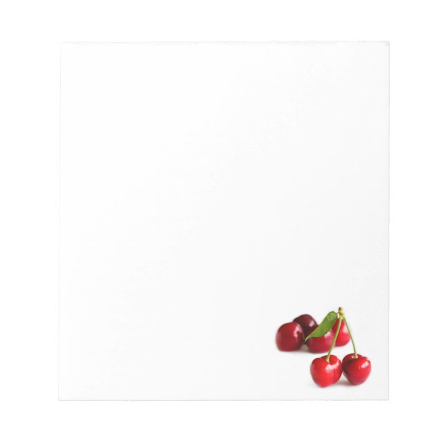 Sauerkirsche Notizblock (Vorderseite)
