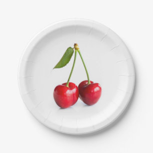Sauerkirsche Pappteller