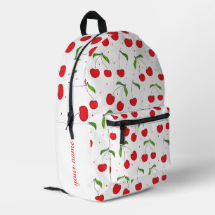 Sauerkirschmuster Bedruckter Rucksack
