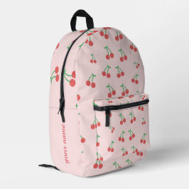 Sauerkirschmuster Bedruckter Rucksack