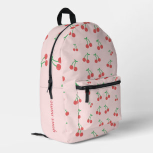 Sauerkirschmuster Bedruckter Rucksack