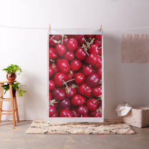 Sauerkirschmuster Stoff