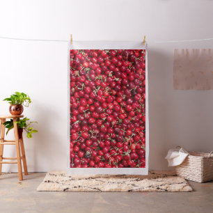 Sauerkirschmuster Stoff