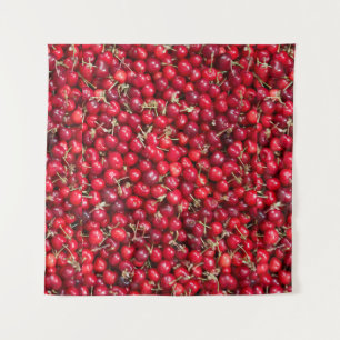 Sauerkirschmuster Wandteppich