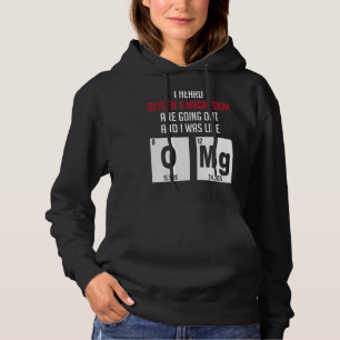 Sauerstoff und Magnesium Nerd Chemie Hoodie
