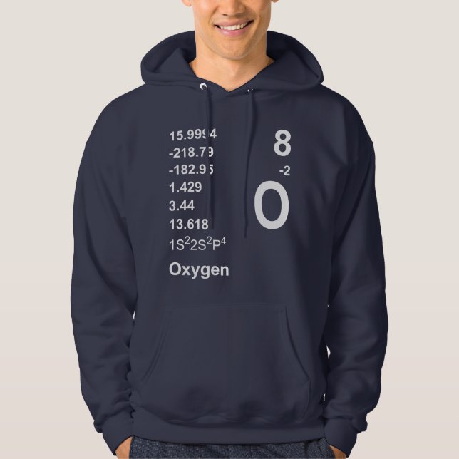 SauerstoffHoodie (Licht) Hoodie (Vorderseite)